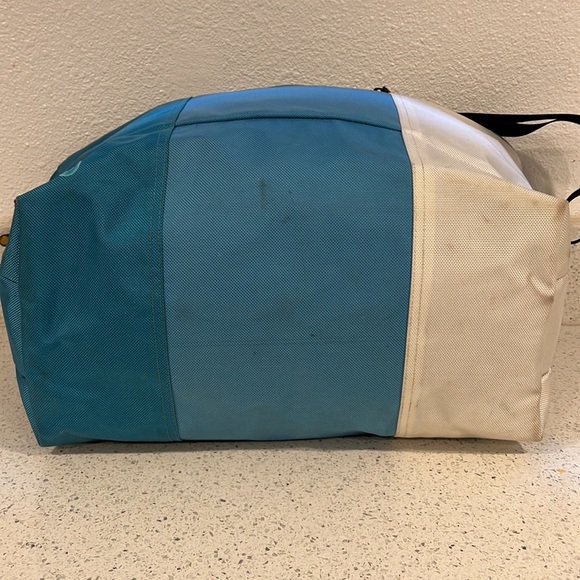 Timbuktu 2 XL Blue & White Cargo Tote with Shoulder Strap - Picture 8 of 16